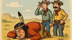 Ανέκδοτο: Δυο γελαδάρηδες πέφτουν σε Ινδιάνο