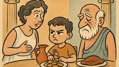 Ανέκδοτο: Μαμά, δεν μου αρέσει ο παππούς