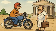 Ανέκδοτο: Ποιο είναι το αντίθετο του «μηχανόβιος»;