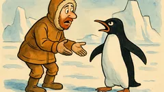 Ανέκδοτο: Ποιο ζώο στους πάγους σε διαολοστέλνει;