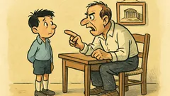 Ανέκδοτο: Ένας πατέρας πάει στο σχολείο…