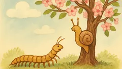 Ανέκδοτο: Άνοιξη, σαρανταποδαρούσα συναντά σαλιγκάρι