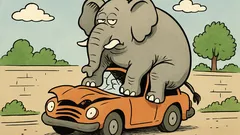 Ανέκδοτο: Τι ώρα είναι με ελέφαντα στο αμάξι;