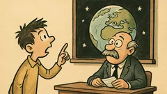 Ανέκδοτο: Κύριε, γιατί δεν πέφτουμε στο διάστημα;