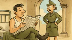 Ανέκδοτο: Μια μόνιμη λοχίας μπαίνει στο τάγμα