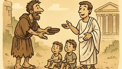 Ανέκδοτο: Πώς λέγονται τα παιδιά ενός ζητιάνού;