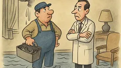 Ανέκδοτο: Σπάει σωλήνας στο σπίτι γιατρού…