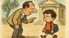 Ανέκδοτο: Πού πας, μικρέ Τοτό; Σχολείο;