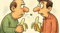 Ανέκδοτο: Δύο φίλοι με μπανάνες και τσίχλα