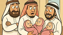 Ανέκδοτο: Ένας Σαουδάραβας βαφτίζει δίδυμα…
