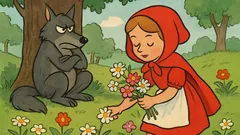 Ανέκδοτο: Ήταν η Κοκκινοσκουφίτσα στο δάσος…