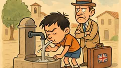 Ανέκδοτο: Ο Τοτός πίνει νερό στη βρύση