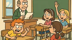 Ανέκδοτο: Ο δάσκαλος κάνει ερωτήσεις για έξοδο