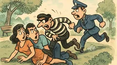 Ανέκδοτο: Ένας κλέφτης τρέχει στο πάρκο…