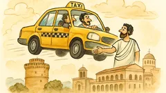 Ανέκδοτο: Θεσσαλονικιός παίρνει ταξί στην Αθήνα