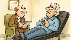 Ανέκδοτο: Ένας ψυχίατρος λέει στον ασθενή του…