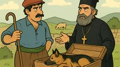 Ανέκδοτο: Ένας Ελληνοαμερικάνος πάει Κρήτη με σκύλο