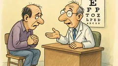 Ανέκδοτο: Ασθενής πάει στον οφθαλμίατρο…