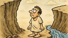 Ανέκδοτο: Τύπος ανάμεσα σε γκρεμό και ρέμα...