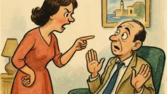 Ανέκδοτο: «Άντρα μου», λέει η σύζυγος θυμωμένη