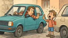 Ανέκδοτο: Ένας νέος οδηγός παρκάρει… ΜΠΑΜ!