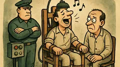 Ανέκδοτο: Δύο τύποι στην ηλεκτρική καρέκλα…