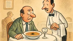 Ανέκδοτο: Το γκαρσόνι λέει «Καμία αράχνη!»