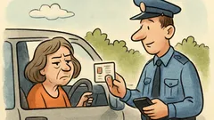 Ανέκδοτο: Σταματάει τροχονόμος μια γυναίκα...