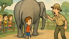 Ανέκδοτο: Στο ζωολογικό κήπο, ο ξεναγός…