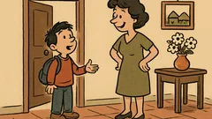 Ανέκδοτο: Ο Γιαννάκης γυρίζει σπίτι από σχολείο