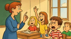 Ανέκδοτο: Μια μέρα η δασκάλα στο σχολείο…