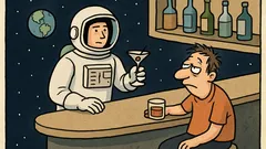 Ανέκδοτο: Γιατί μπαράκια στο διάστημα άδεια;