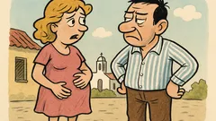 Ανέκδοτο: Η Κατινιώ νομίζει πως είναι έγκυος