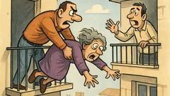 Ανέκδοτο: Είναι ένας τύπος, πετάει την πεθερά