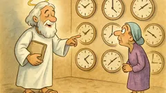 Ανέκδοτο: Μια γυναίκα πεθαίνει και πάει Παράδεισο